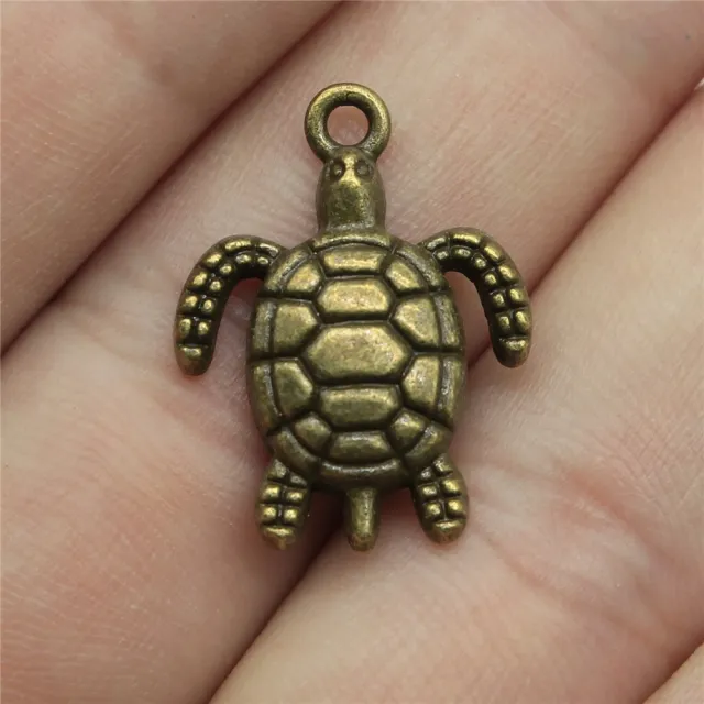 Multicolor DIY Handmade Jewelry Accessories Sea Animals Turtle Pendant Silver - Shop at LoveMi