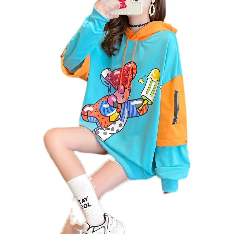 New Autumn Western Style Net Red Fried Street Jacket - Blue