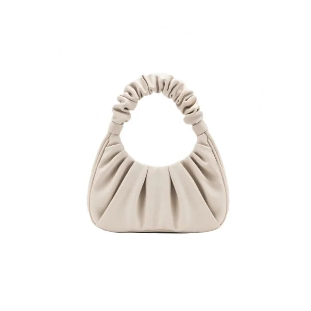 New One shoulder Diagonal Small Bag Underarm Bag Beige - Shop at LoveMi