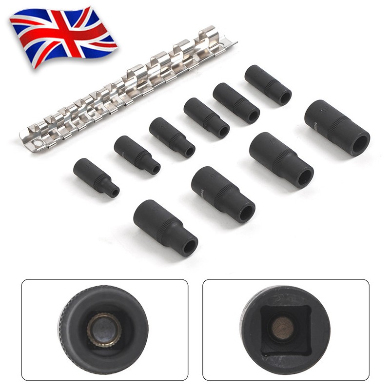 Magnetic Tap Socket Set 10-Piece Holders 14 & 38 M1.5-M14 CT5615 UK — image 5