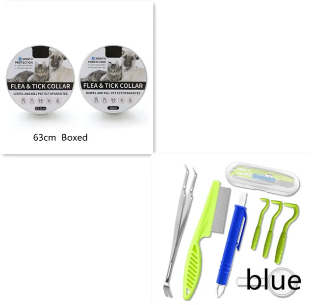 Silicone Pet Collar To Repel Insects Lice Mosquitoes Black Set - Shop at LoveMi