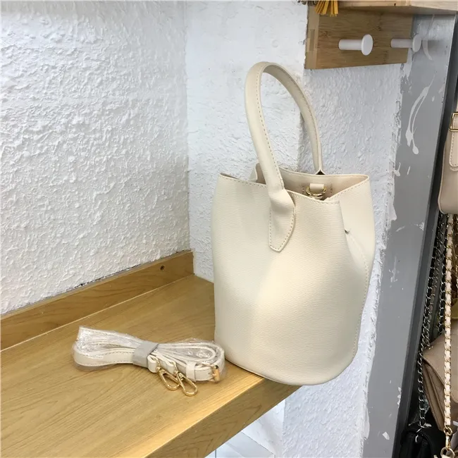 Single Shoulder Fashion Simple Women's Bags Handbag - White