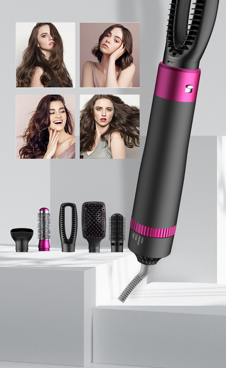 Sèche-cheveux multifonctionnel cinq en un, 110v, 1200w – Image 2