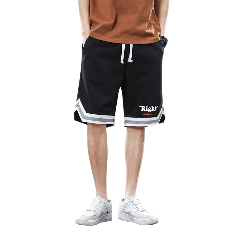 Men's Summer Loose Letter Print Casual Shorts - 10