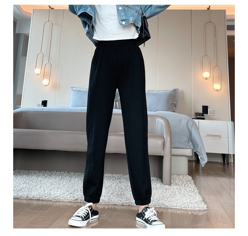 Title 8, Fashion Slim Cotton Loose Casual Sports Trousers