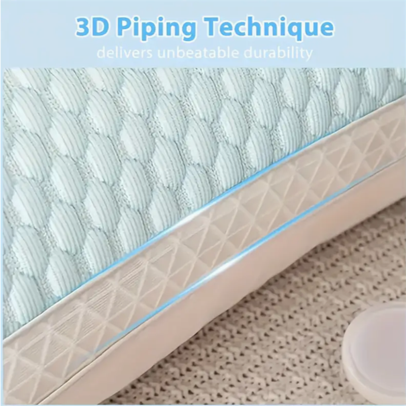 Cooling Breathable Tofu Pillow – 3D Ice-Silk Ventilated Support