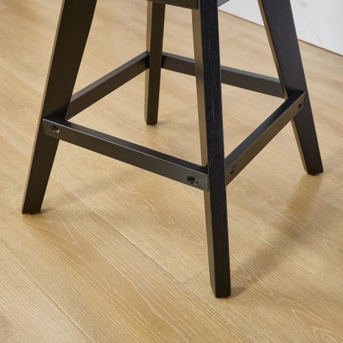 Velvet Swivel Barstool Set, picture 3 of 5