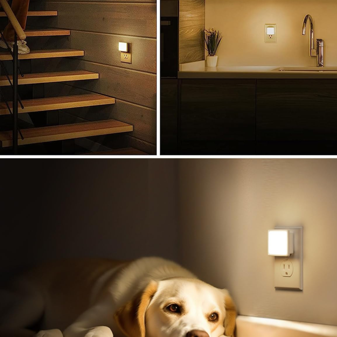 LED Night Lights Plug Into Wall 2 Pack Plug In Night Light thumbnail 3