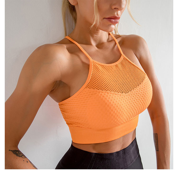 Title 5, Mesh Hollow Fitness Vest Beautiful Back Sports Bra