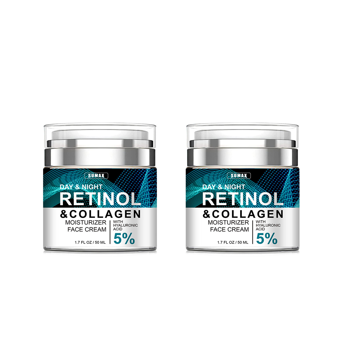 Retinol collagen cream with hyaluronic acid - Anti-aging.