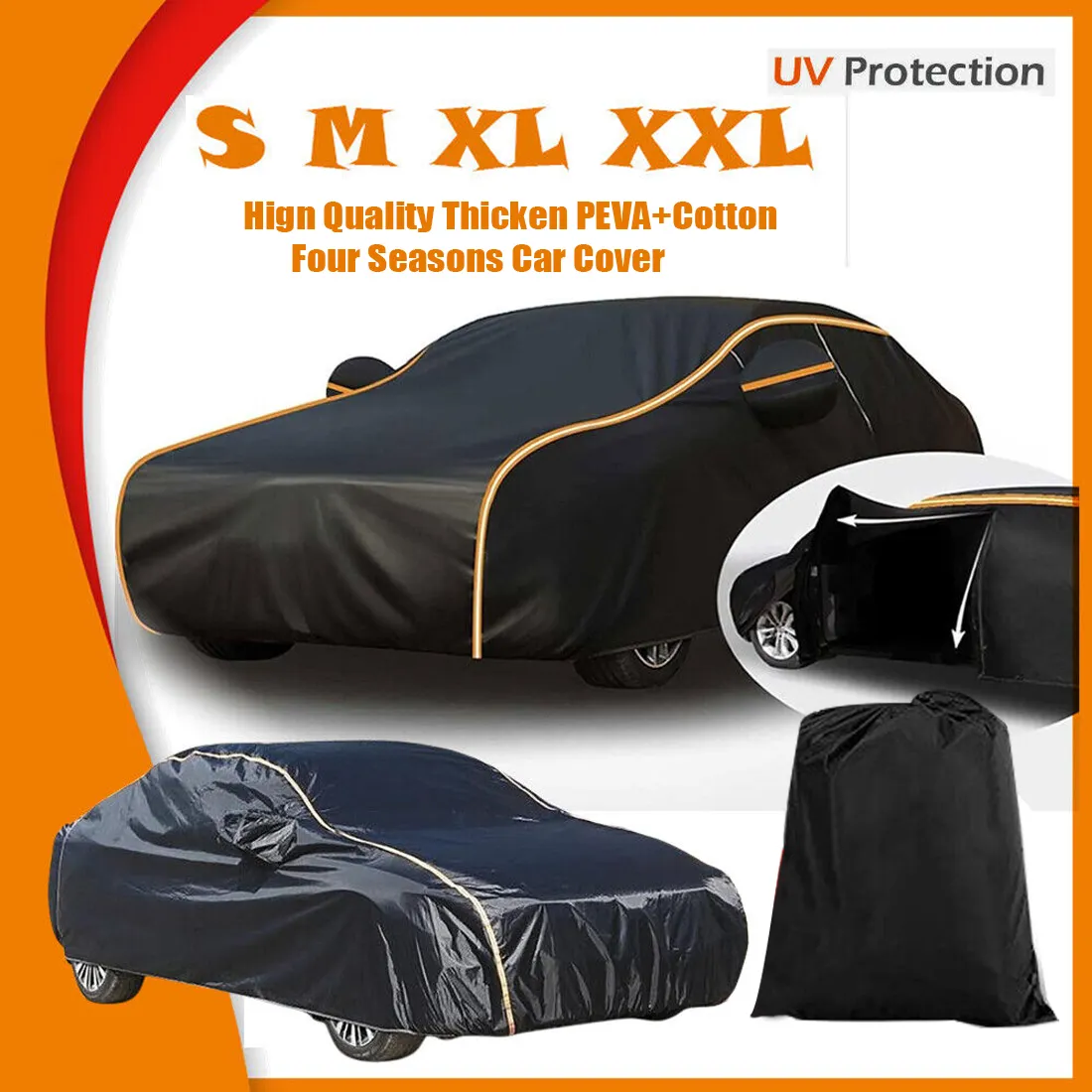 Universal Waterproof 6 Layer Car Cover Heavy