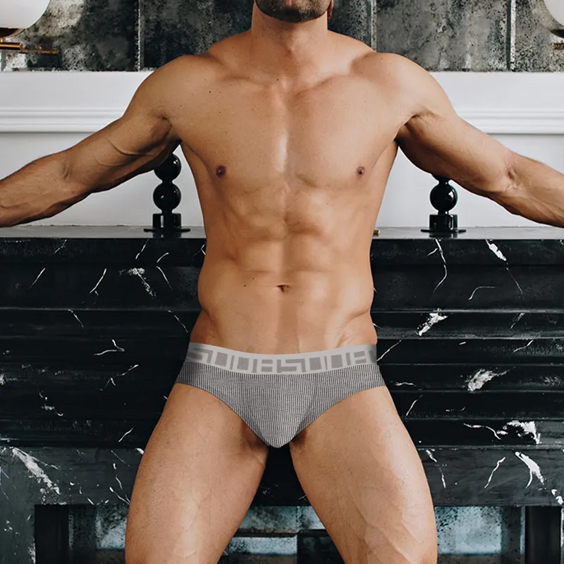 Men's Low Waist Elastic Hip Lift Briefs