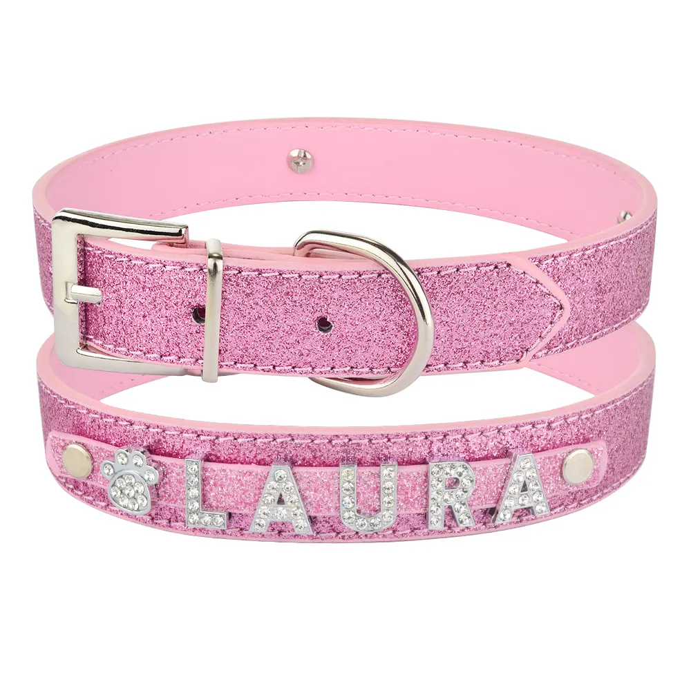 DIY Alphabet Dog Name Pet Collar Wear