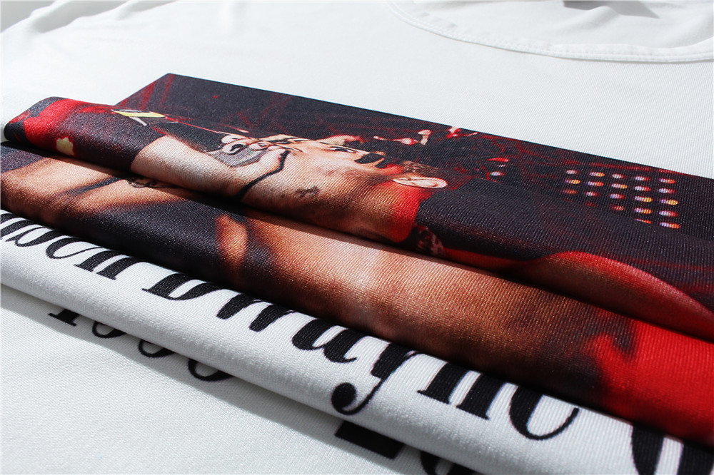 Women's Summer Grandma Alphabet Print Short Sleeves