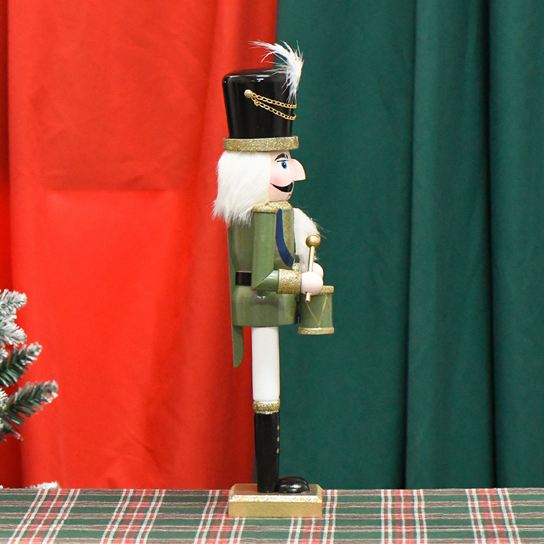 Title 12, Wooden Nutcracker In Traditional Uniform Handma...