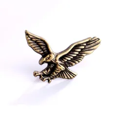 Formal Wear With Accessories Suit Small Eagle Small Metal Accessory Brooch - Bronze - View 1