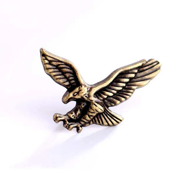 Formal Wear With Accessories Suit Small Eagle Small Metal Accessory Brooch Bronze - Shop at LoveMi