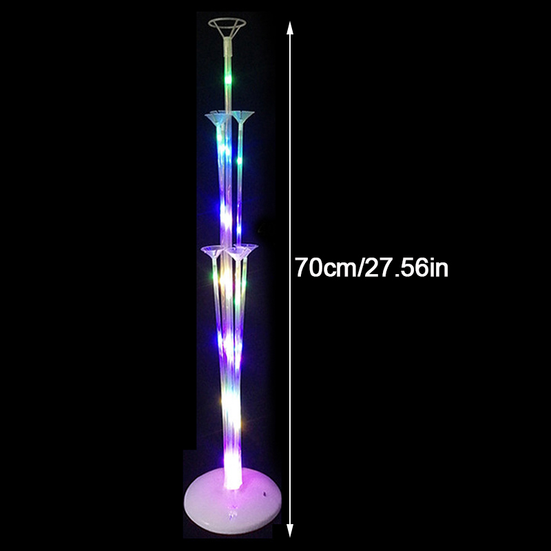 4x70cm LED Light Balloon Stand Holder Kit Support Base Table Wedding Party Decor — image 3