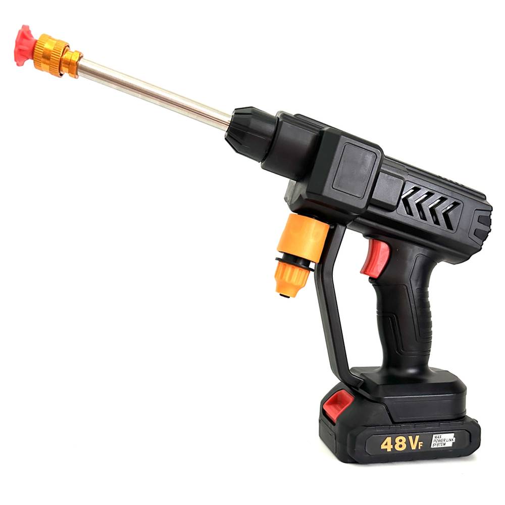 2 Battery Cordless Car High Pressure Washer Jet Water Wash Cleaner Gun Portable 15