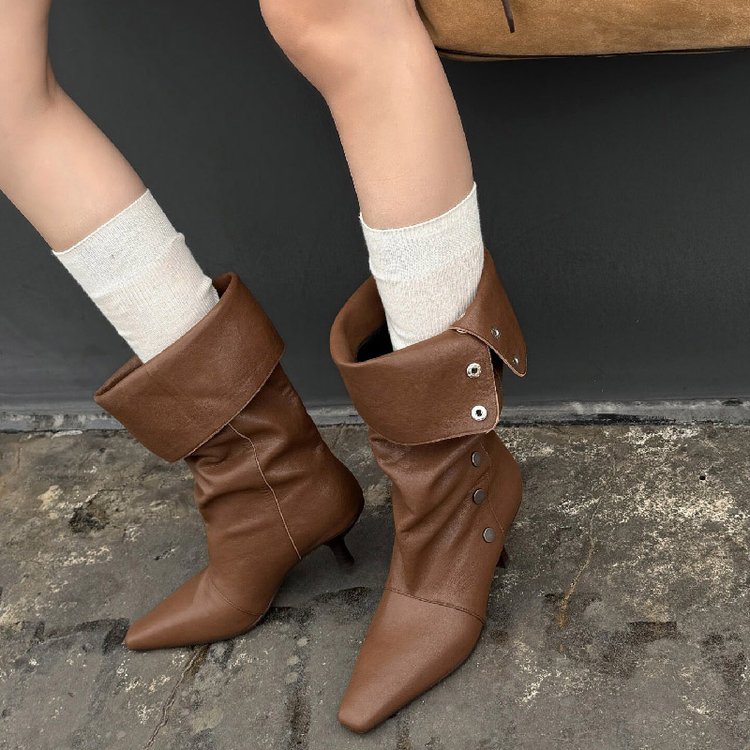 Foldable Knee-High Boots, picture 2 of 3