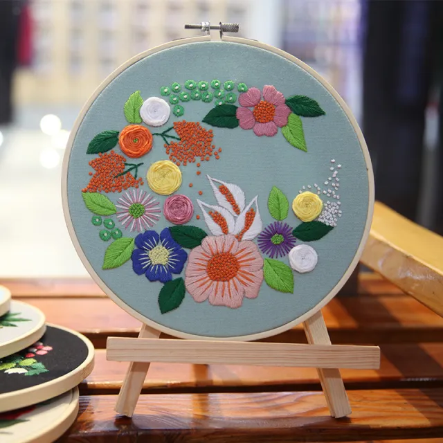 Beginners Hand Embroidery DIY Material Package Style4 - Shop at LoveMi