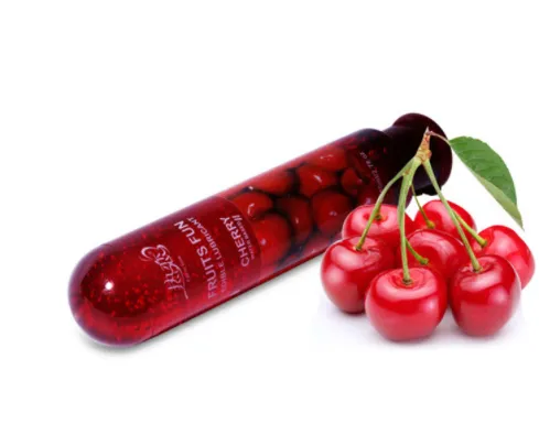 Water soluble fruit flavored human lubricant - Cherry