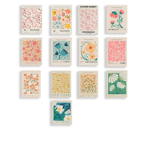 Plant and Flower Art Canvas Core Poster