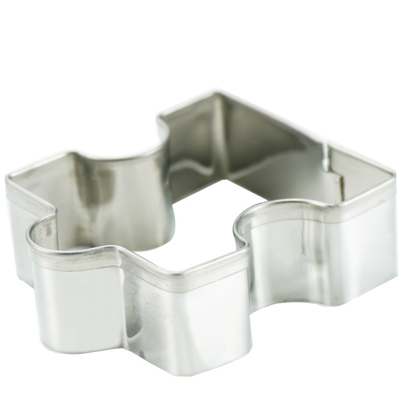 Title 2, Cake Mold 4-Piece Stainless Steel Biscuit Mold Set