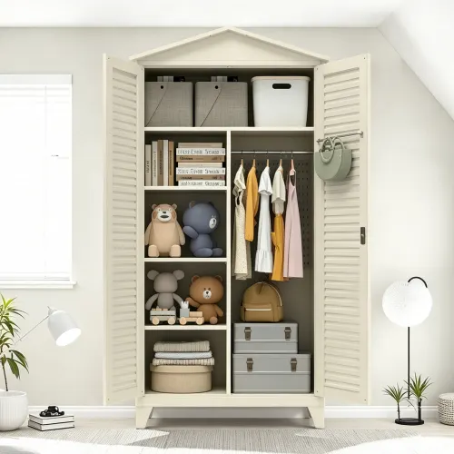 Spire79.1 Tall Metal Tool Storage Cabinet