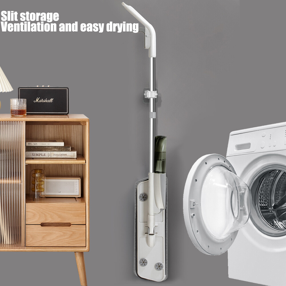 Spray Mop For Floor Cleaning 5 Reusable Microfibre Pad 550ml Water Bottle Tank — foto 7
