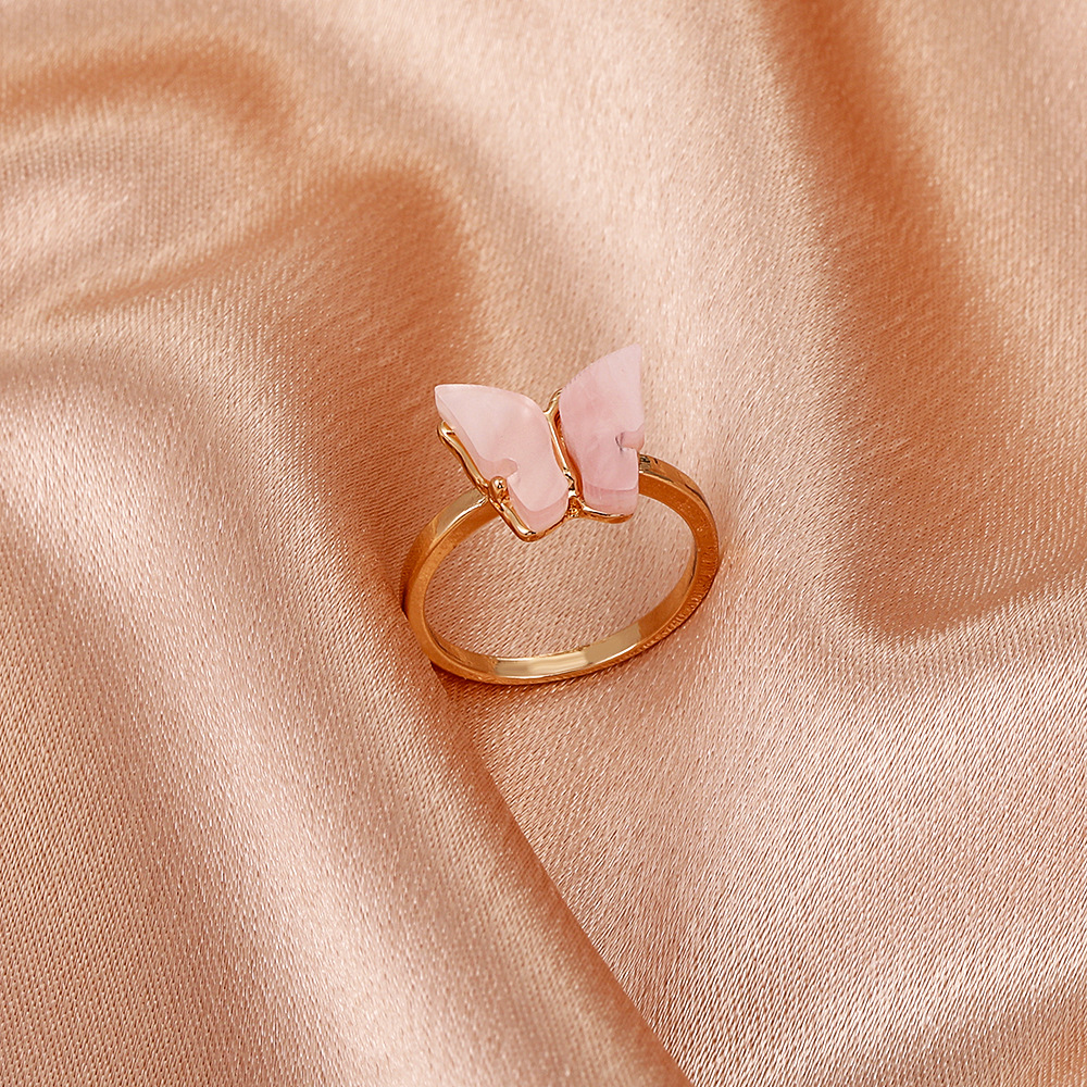 Cold Wind Alloy Geometric Combination Joint Ring Female