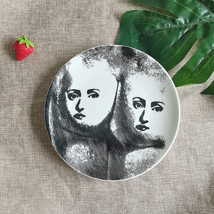 Title 18, Background Wall Ceramic Hanging Plate Wall Deco...