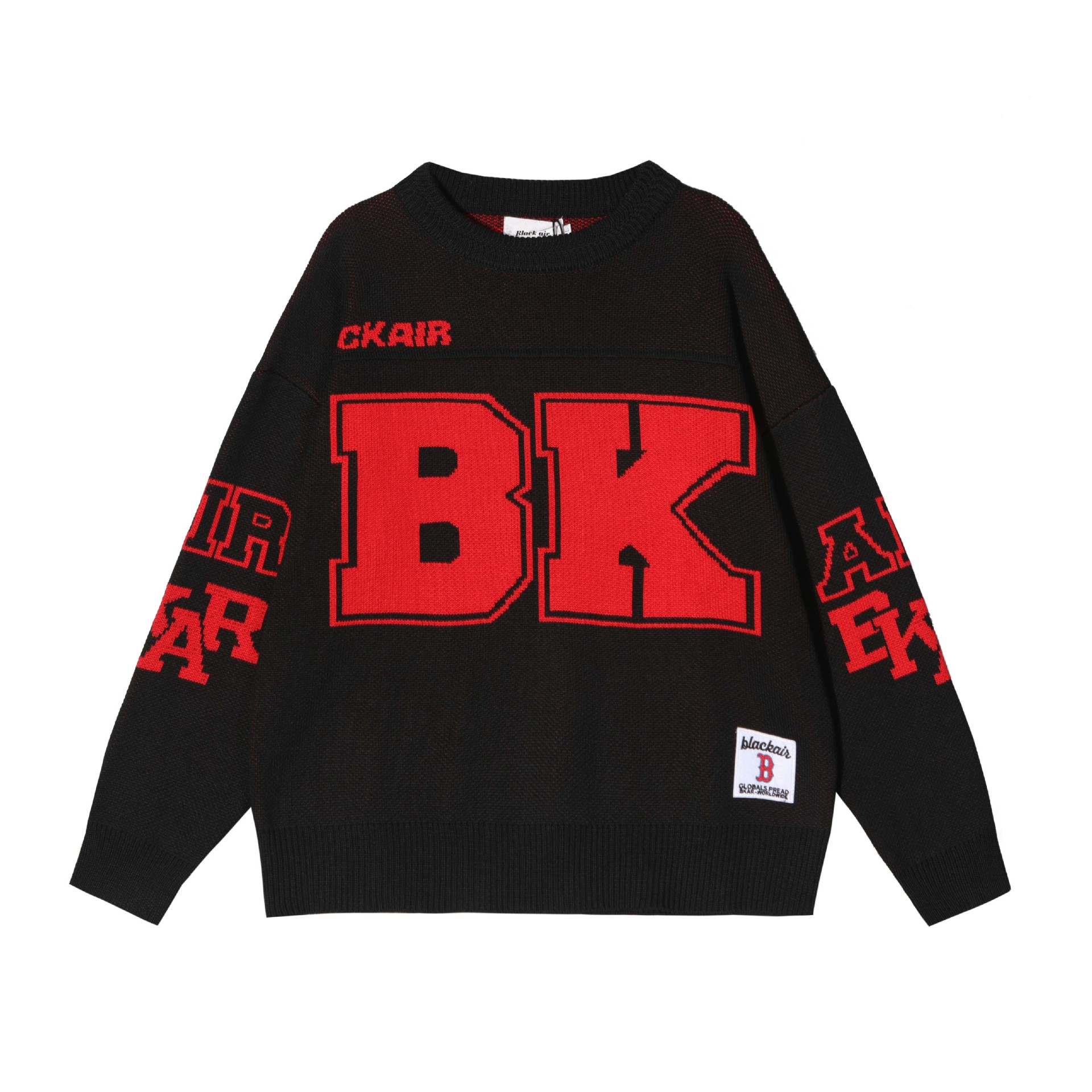Men's And Women's Letters Retro Loose Sweater Knitwear