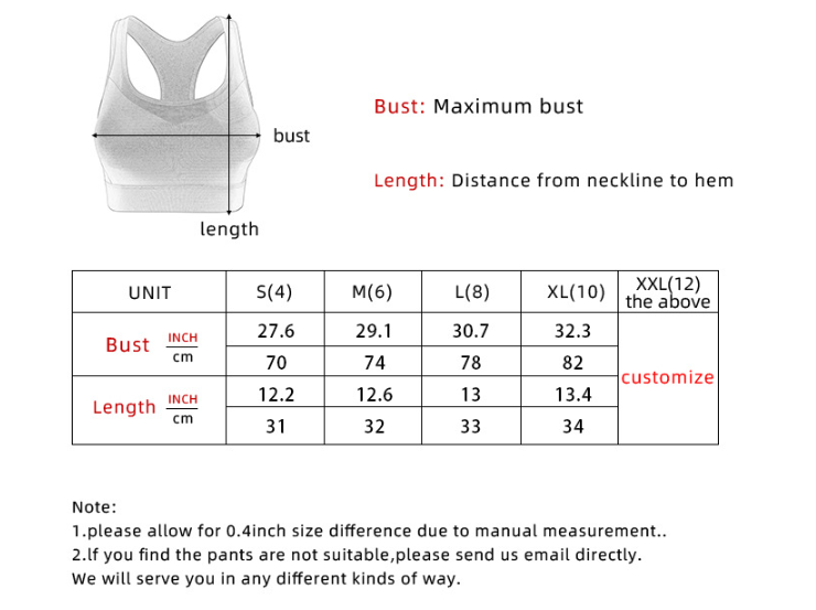 Title 1, Fitness-Lauf-Yoga-BH Push-Up Sport Tank Top für...