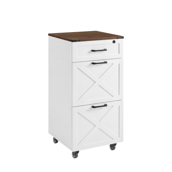 3-Drawer Rolling File Cabinet, picture 1 of 5