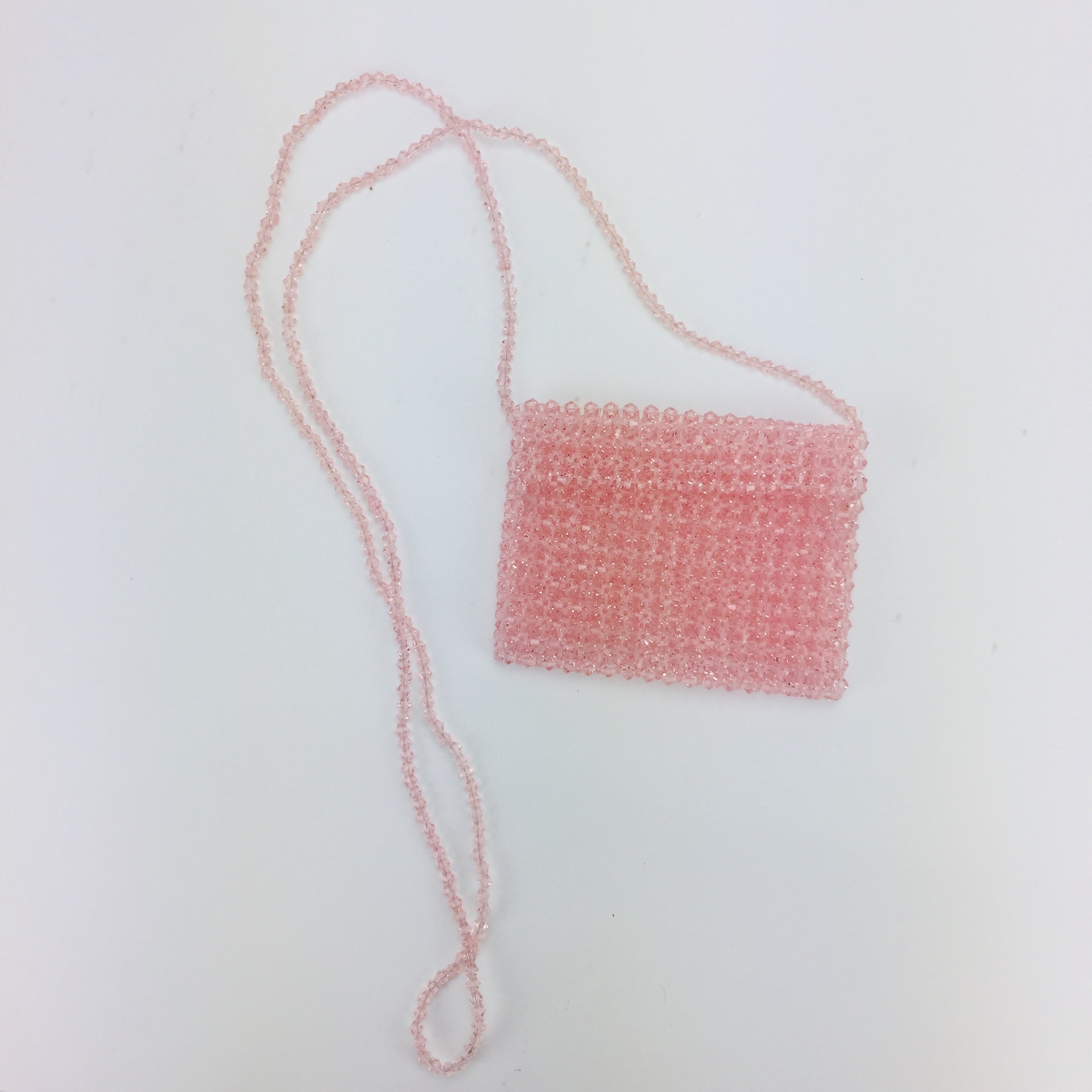 Crystal Beaded Mini Crossbody Bag