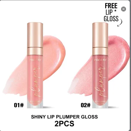 PHOFAY Shiny Lip Plumper Gloss Set1 - Shop at LoveMi