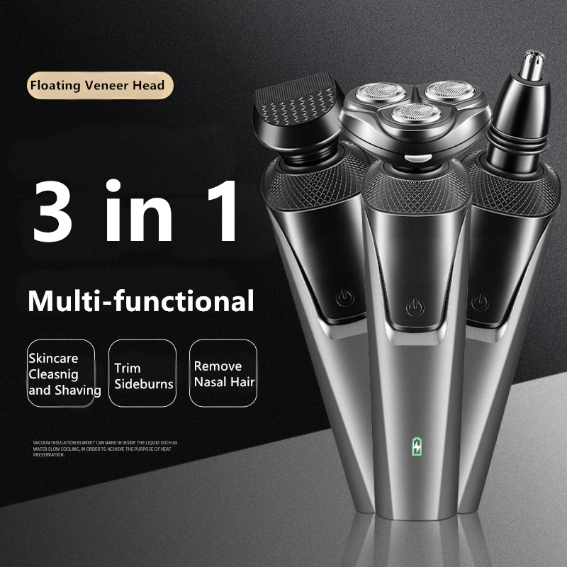 Electric Beard Nose Ear Trimmer Mens Shaver Razor Waterproof Pop-Up Wet Dry Cordless — foto 7