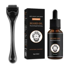 Black Skin Microneedle Wrinkle Beard Roller - Set - View 1