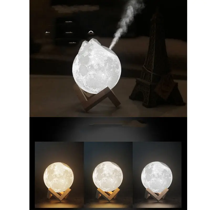 Lunar Humidifier Night Light Bedroom Household Aromatherapy