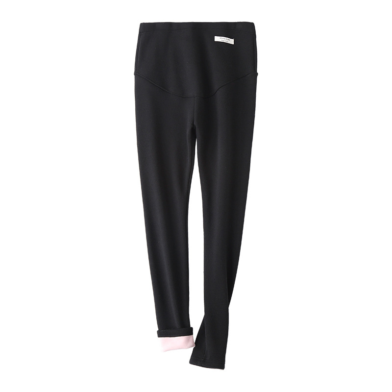New Silver Fox Velvet Thickened Pregnant Women's Legging Trousers Silver - Shop at LoveMi
