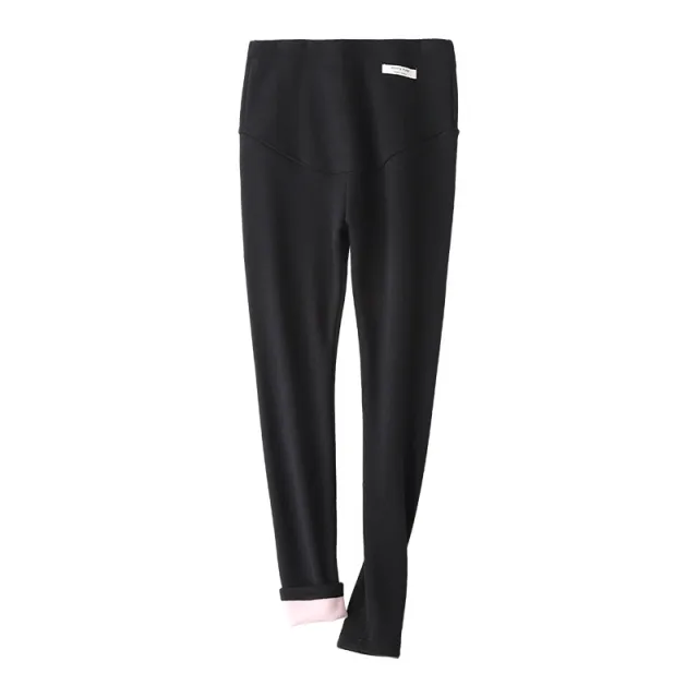 New Silver Fox Velvet Thickened Pregnant Women's Legging Trousers Silver - Shop at LoveMi