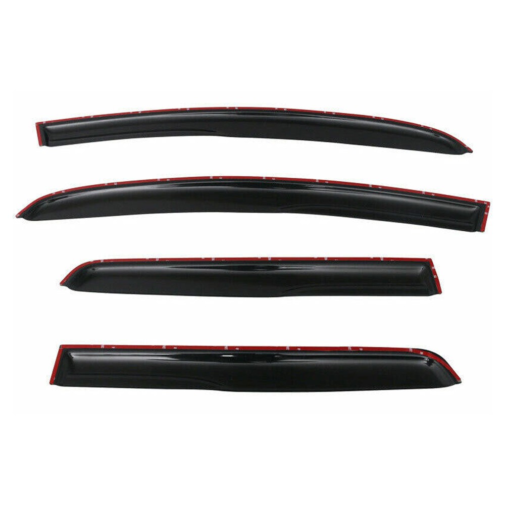 For 2015-2019 H Onda Fit S Mugen Style Window Visors Rain Sun Guard Vent 4Pc Set