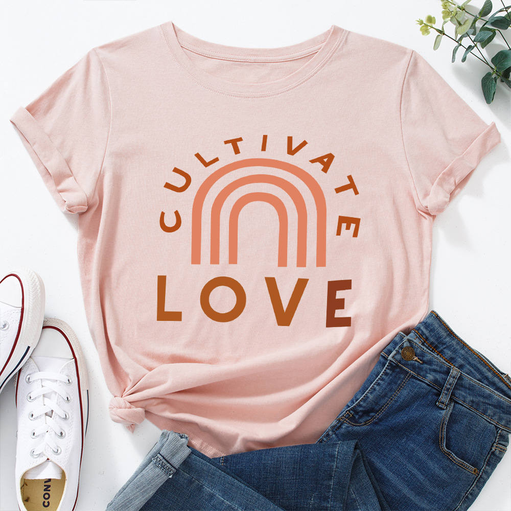 Women's Round Neck Short Sleeve T-Shirt