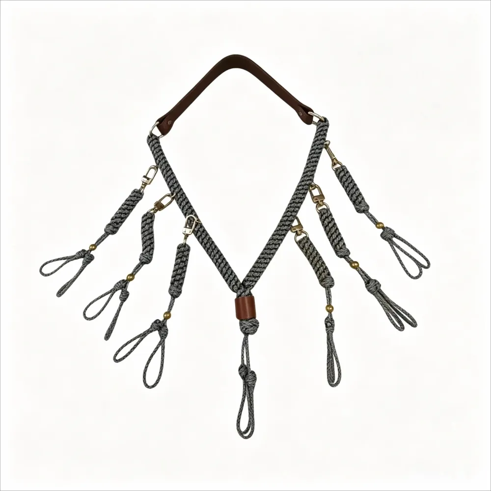 Camo Duck Call Lanyard Eco-Friendly Waterproof Durable Cotton Multi Loop Hunting Game Call Holder Duck Goose Waterfowl Hunting
