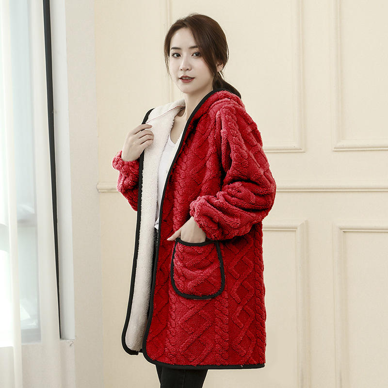 Velvet Anti Fouling Labor Insurance Overalls Long Sleeved Apron