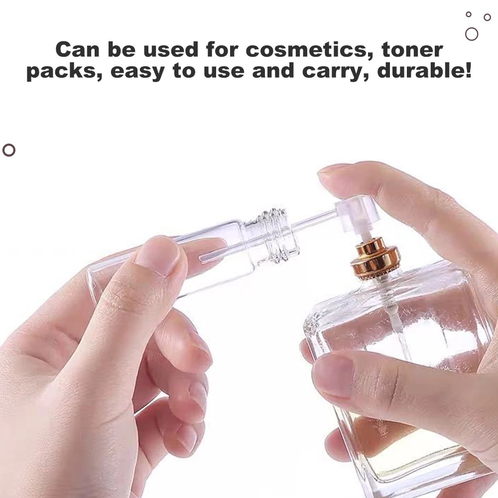 3pcs Mini Plastic Dispenser For Fragrance Diffuser Dropper Bottle Liquid Essential Oil Drip Pump Head Dispensing Tool — foto 6