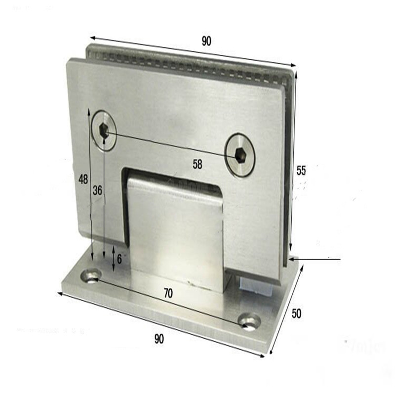 Title 1, Stainless Steel Shower Room Glass Door Hinge Gl...