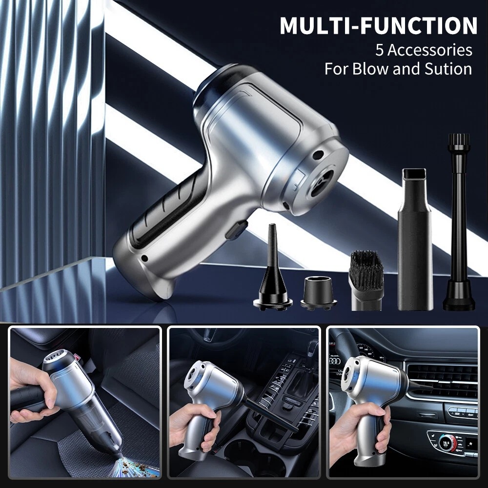120W Cordless Hand Held Mini Portable Car Auto Home Wireless Vacuum Cleaner New — image 12
