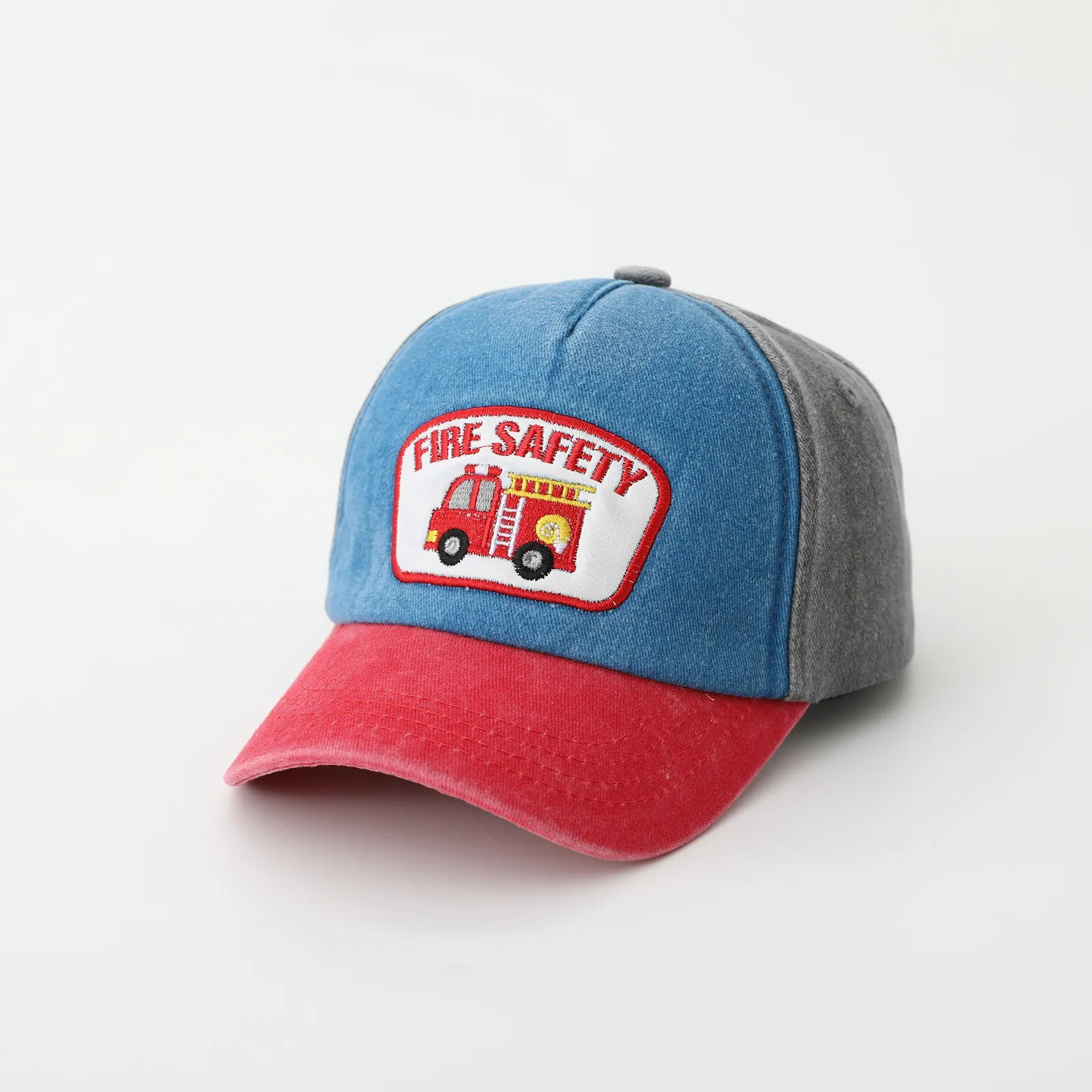 Match Color Dinosaur Embroidery Wash Worn Out